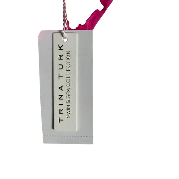 Trina Turk Monaco Ring Pink Two Piece Halter Tankini  Bottoms Swimsuit Set 10 - Picture 14 of 14